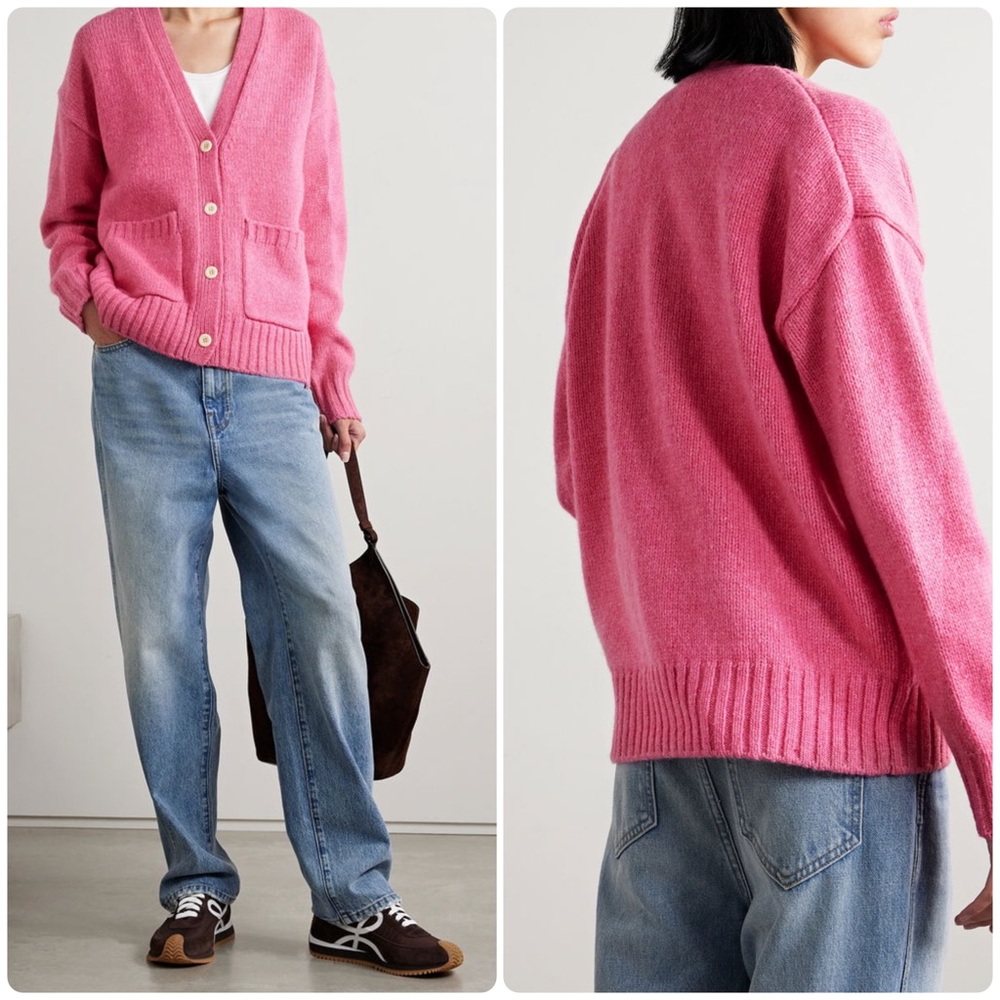 Alex Mill Pink Wool Cardigan